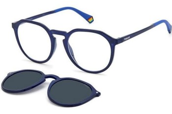 Brillen Polaroid PLD6165/CS PJP/C3 Polarized Ronde Blauw