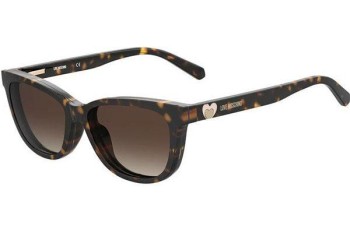 Brillen Love Moschino MOL052/CS 086/HA Cat Eye Havana