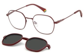 Brillen Polaroid PLD6184/CS LHF/M9 Polarized Vierkant Rood