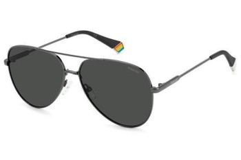 Zonnebril Polaroid PLD6187/S KJ1/M9 Polarized Pilot Grijs