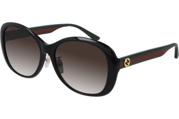 Zonnebril Gucci GG0849SK 001 Ronde Zwart