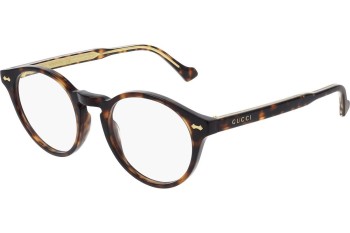 Brillen Gucci GG0738O 002 Ronde Havana