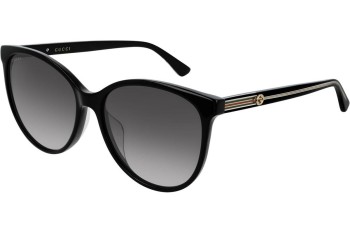 Zonnebril Gucci GG0377SKN 001 Cat Eye Zwart