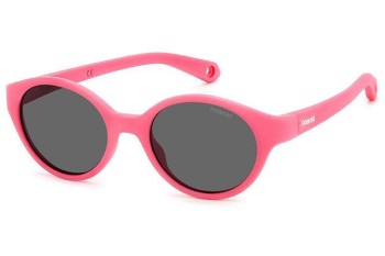 Zonnebril Polaroid Junior PLDK007/S MU1/M9 Polarized Ovaal Roze