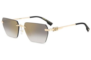 Zonnebril Dsquared2 D20102/S RHL/FQ Rechthoekige Goud