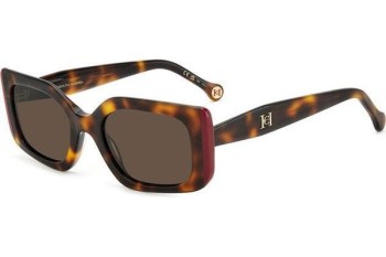 Zonnebril Carolina Herrera HER0182/S O63/70 Rechthoekige Havana