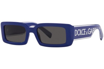 Zonnebril Dolce & Gabbana DG6187 309487 Rechthoekige Blauw