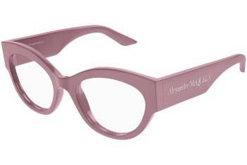 Brillen Alexander McQueen AM0435O 003 Cat Eye Roze