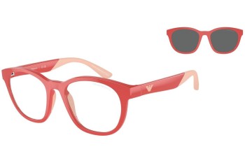 Zonnebril Emporio Armani EK4001 56241W Vierkant Rood