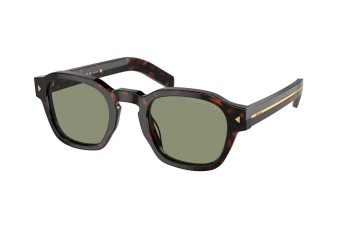 Zonnebril Prada PRA16S 17N20G Polarized Ovaal Havana