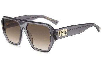 Zonnebril Dsquared2 D20128/S KB7/HA Flat Top Grijs