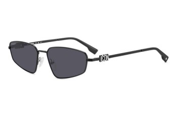 Zonnebril Dsquared2 ICON0015/S 807/IR Rechthoekige Zwart