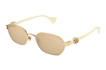 Zonnebril Gucci GG1593S 002 Ovaal Goud