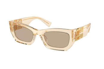 Zonnebril Miu Miu MU09WS 11T40F Rechthoekige Beige