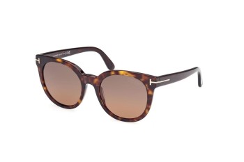 Zonnebril Tom Ford FT1109 52H Polarized Ronde Havana