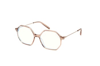 Brillen Tom Ford FT5952-B 045 Rechthoekige Bruin