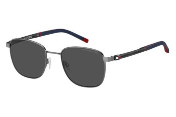 Zonnebril Tommy Hilfiger TH2138/S 5UV/IR Rechthoekige Grijs