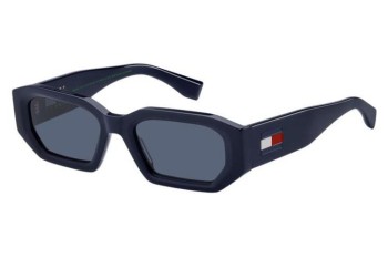 Zonnebril Tommy Hilfiger TJ0099/S PJP/KU Vierkant Blauw