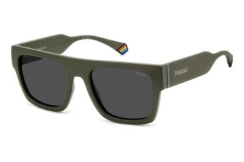 Zonnebril Polaroid PLD6224/S/X 3Y5/M9 Polarized Flat Top Groen