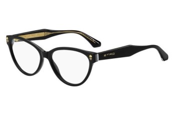 Brillen Etro ETRO0014 807 Cat Eye Zwart