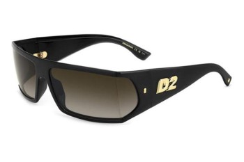 Zonnebril Dsquared2 D20140/S 807/HA Rechthoekige Zwart