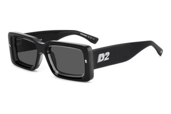 Zonnebril Dsquared2 D20142/S 08A/IR Rechthoekige Zwart