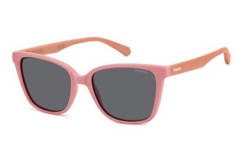 Zonnebril Polaroid Junior PLD8062/S 35J/M9 Polarized Cat Eye Roze