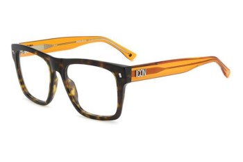 Brillen Dsquared2 ICON0018 L9G Flat Top Havana