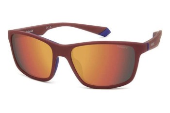 Zonnebril Polaroid PLD2153/S 0Z3/OZ Polarized Rechthoekige Rood