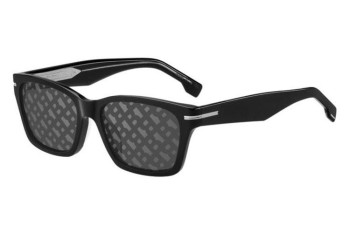 Zonnebril BOSS BOSS1739/F/SK 807/MD Polarized Rechthoekige Zwart