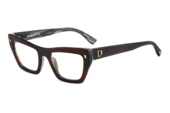 Brillen Dsquared2 D20153 K4G Rechthoekige Rood