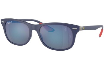 Zonnebril Ray-Ban RB4607M F604H0 Polarized Vierkant Blauw