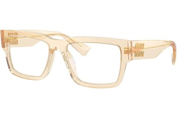 Brillen Miu Miu MU02XV 11T1O1 Rechthoekige Beige