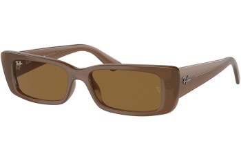 Zonnebril Ray-Ban RB4425 677973 Rechthoekige Bruin