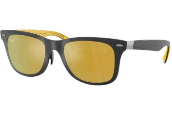 Zonnebril Ray-Ban RB8395M F1156B Polarized Vierkant Zwart