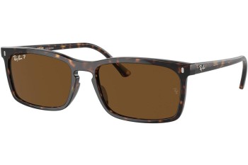 Zonnebril Ray-Ban RB4435 902/57 Polarized Rechthoekige Havana