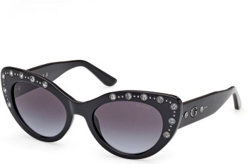 Zonnebril Guess GU00163 01B Cat Eye Zwart