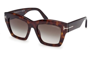 Zonnebril Tom Ford Luna FT1191 52B Cat Eye Havana