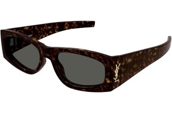 Zonnebril Saint Laurent SLM140 003 Ovaal Havana