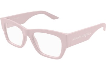 Brillen Alexander McQueen AM0436O 006 Rechthoekige Roze