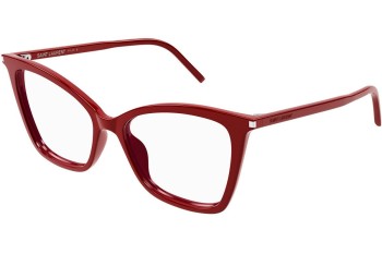 Brillen Saint Laurent SL386 015 Cat Eye Rood