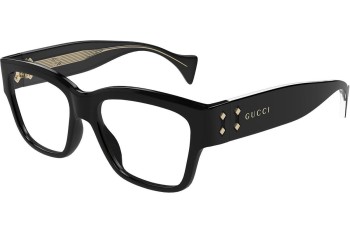 Brillen Gucci GG1705O 001 Vierkant Zwart