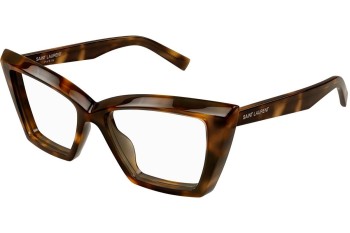 Brillen Saint Laurent SL657OPT 002 Cat Eye Havana