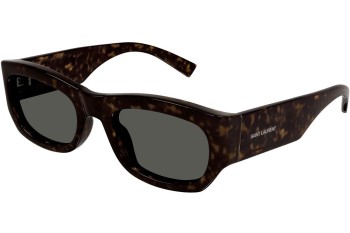 Zonnebril Saint Laurent SL713 002 Vierkant Havana