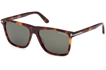 Zonnebril Tom Ford Fletcher FT0832 53N Vierkant Havana