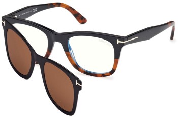 Brillen Tom Ford FT5970-B 005 Vierkant Zwart