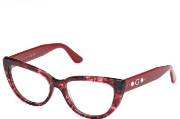 Brillen Guess GU50175 068 Cat Eye Rood