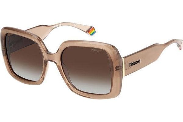 Zonnebril Polaroid PLD6168/S 10A/LA Polarized Vierkant Beige