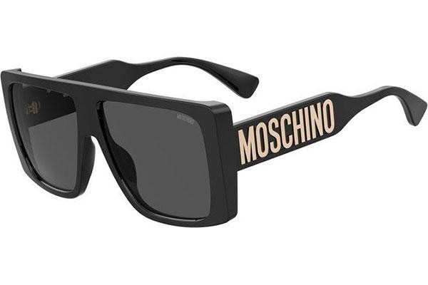 Zonnebril Moschino MOS119/S 807/IR Flat Top Zwart