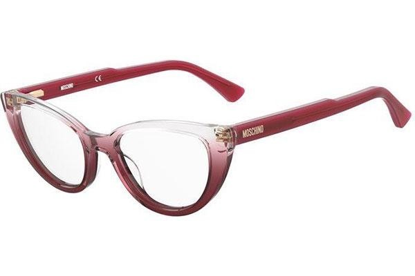 Brillen Moschino MOS605 6XQ Cat Eye Rood